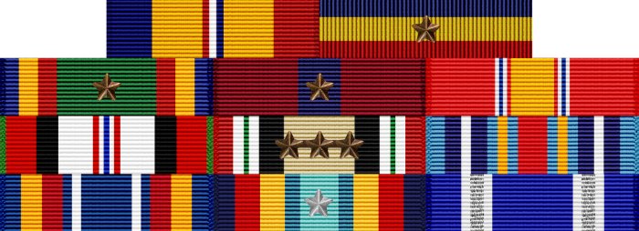 Jordan Cervi U.S. Marine Corps ribbon rack